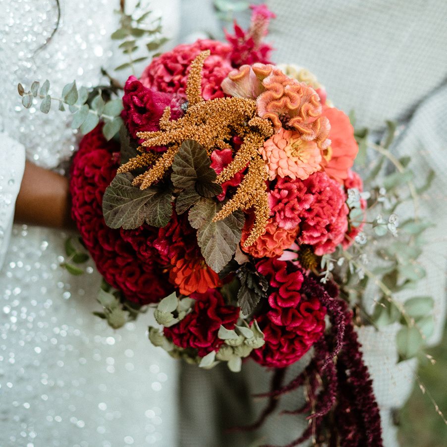 large-scale flower installation